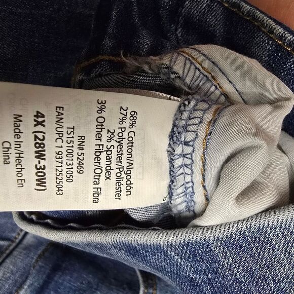 Nwt Terra & Sky Women's Plus Size Pull On Bermuda Shorts, 9" Inseam, 4X 28-30W - Picture 9 of 9